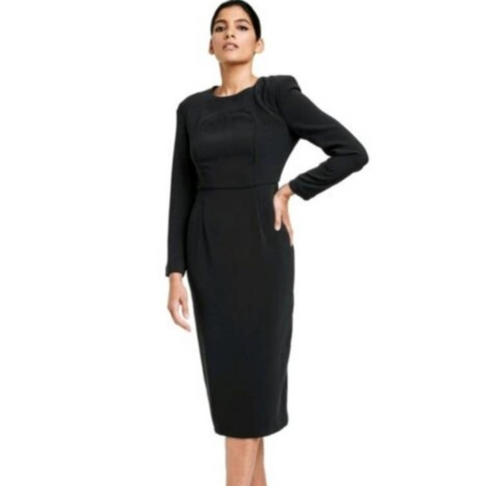 Sergio Hudson for Target black fitted silhouette dress